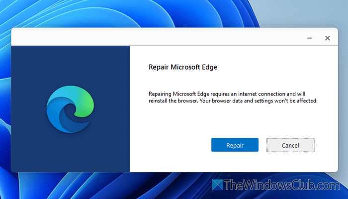 Unable to add webpage to Collection in Microsoft Edge