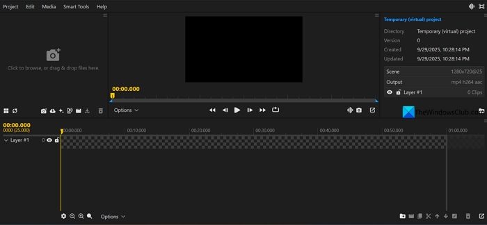 Wide Video editor