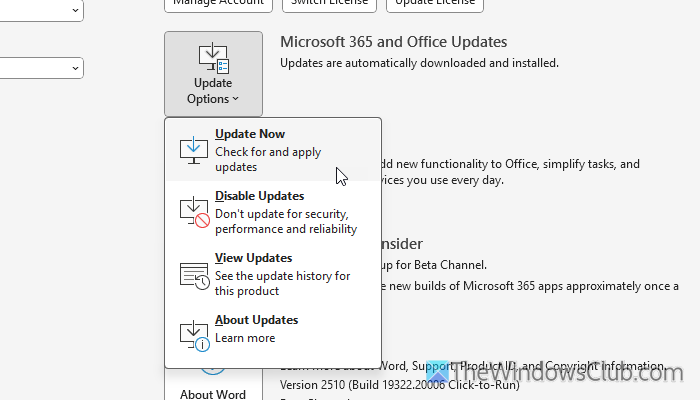 Copilot not working in Word