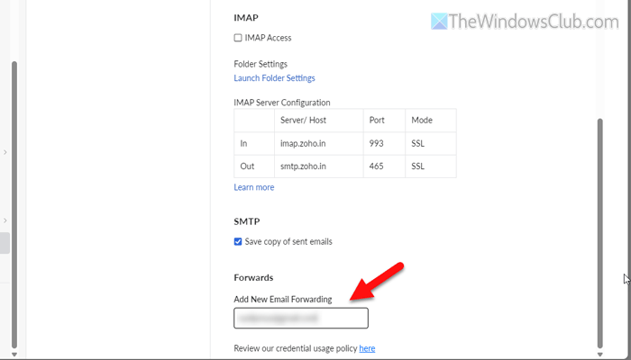 How to forward Zoho emails to Gmail using email forwarding