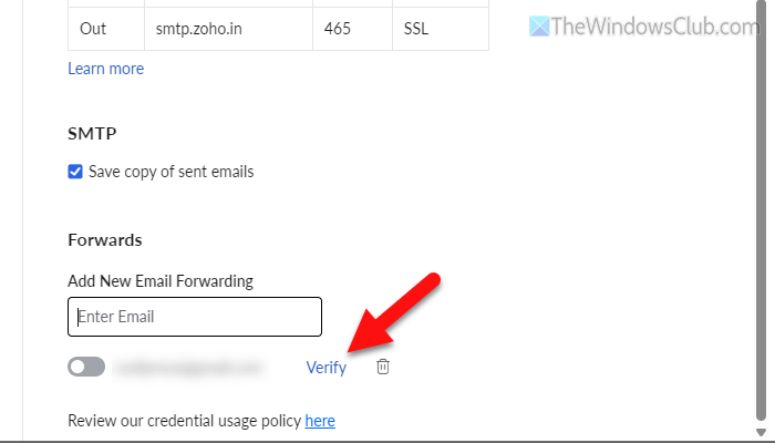 How to forward Zoho emails to Gmail using email forwarding