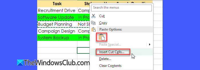 Cut and Paste Cut and Paste