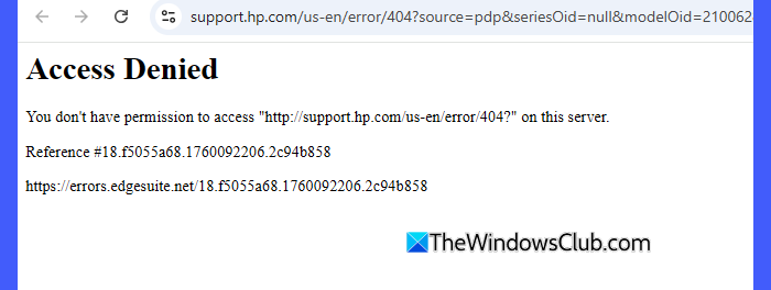 Browser keeps opening HP Support tabs