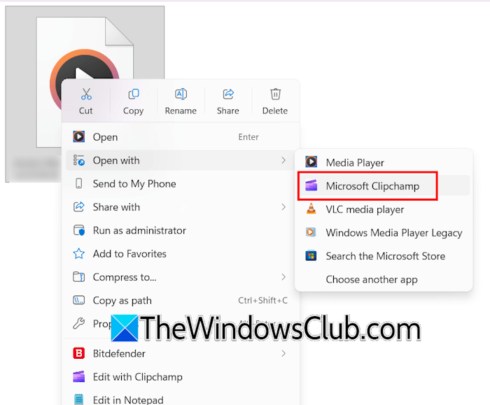 Open with Clipchamp Open with Clipchamp
