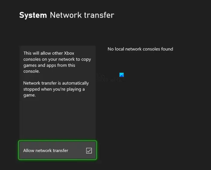 Sync data from one Xbox to another