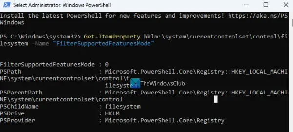 check if odx enabled using powershell