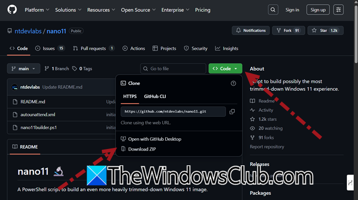 Use Nano11 to build a smaller Windows 11 ISO