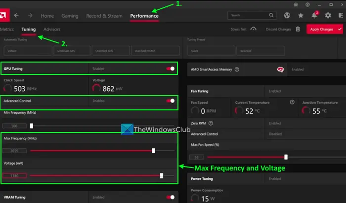 undervolt amd gpu using amd software