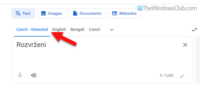 Word stuck in unknown language