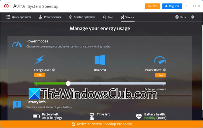 Battery Saver Mode in Avira Antivirus Battery Saver Mode in Avira Antivirus
