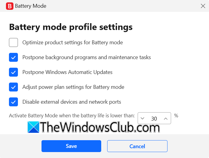 Configure Battery Mode Bitdefender Configure Battery Mode Bitdefender