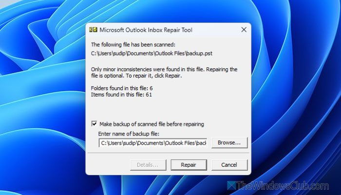 Outlook disappears after importing PST file