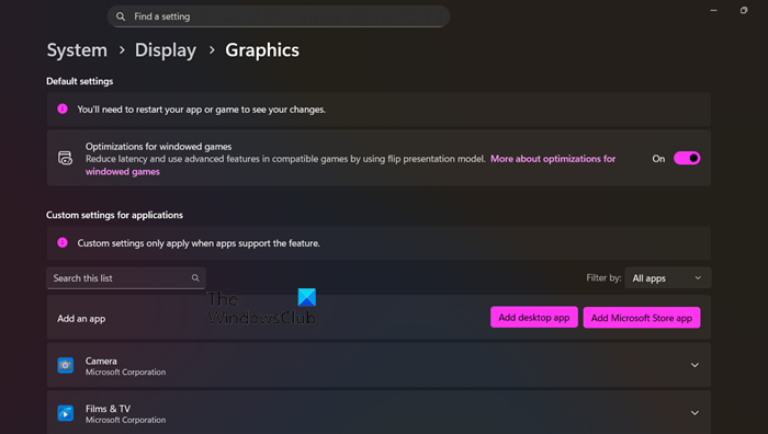 Game Pass PC won’t let me assign GPU to a game
