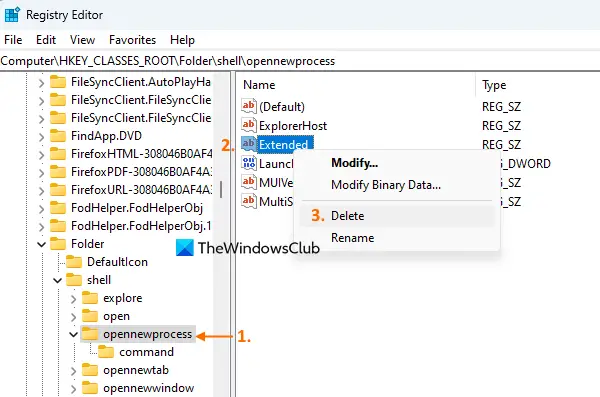 add open in new process using registry