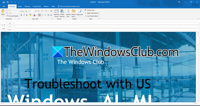 How to create a newsletter in Outlook 365