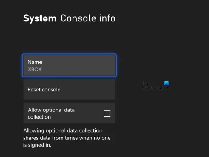 Change your Xbox One console name