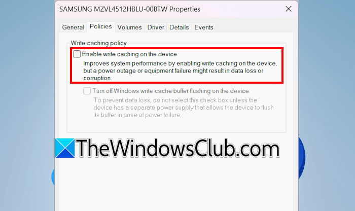 An error was detected on device during a paging operation