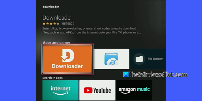 Downloader in Appstore Downloader in Appstore