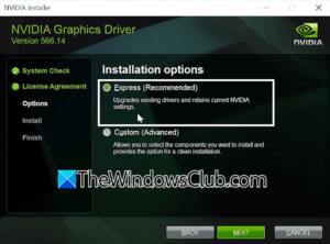 How to clean install NVIDIA Graphics Driver in Windows 11