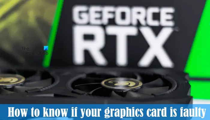 How to check if your Graphics Card is working or not working