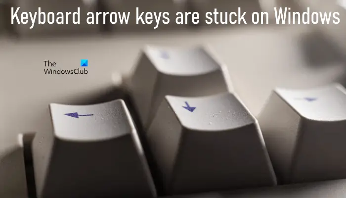 Keyboard arrow keys are stuck on Windows