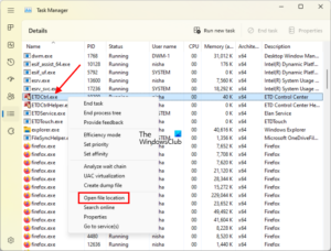 What is ETD Control Center and can I disable it?