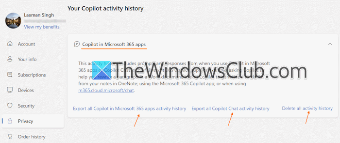 activity history copilot microsoft 365 apps activity history copilot microsoft 365 apps