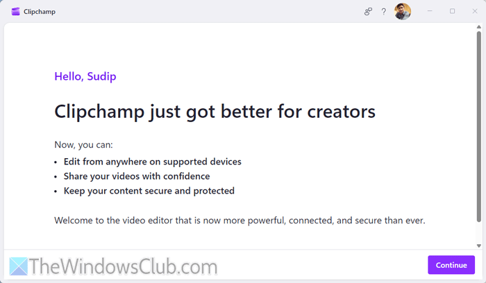 Clipchamp not uploading or saving files to OneDrive