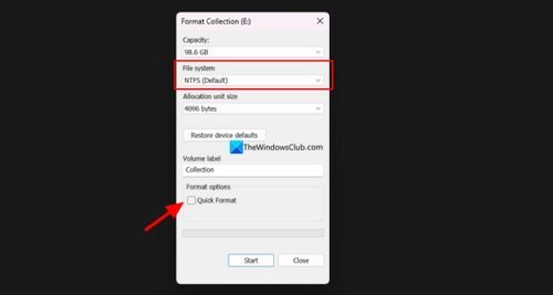 SSD showing 0 bytes free after formatting in Windows 11