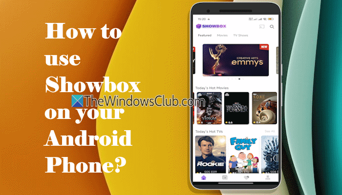use showbox on android phone
