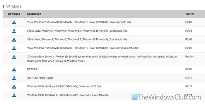 Audio inputs and outputs missing from Device Manager