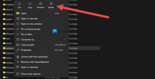 PGAdmin not installing, working or opening in Windows 11
