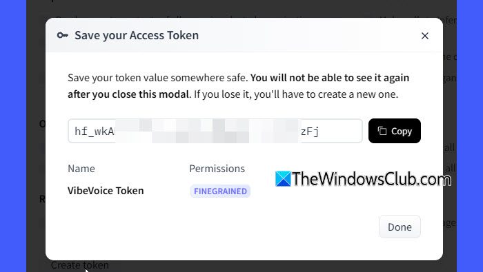 save access token
