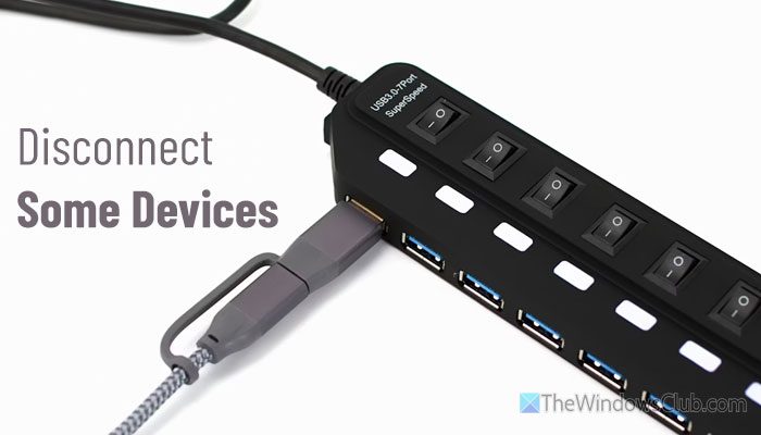 USB Hub not working or slow in Windows 11