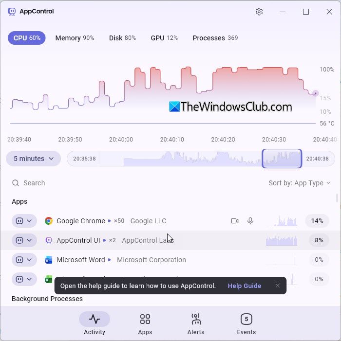 AppControl UI AppControl UI