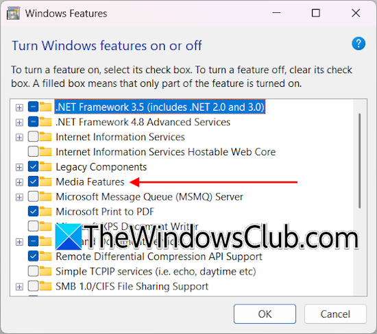 Enable Media Features