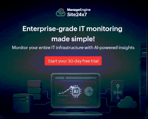 ManageEngine IT Infrastructure Monitoring AI-Service