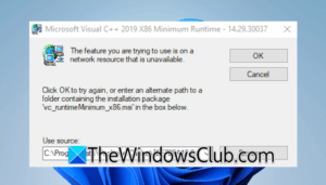 Microsoft Visual C++ Minimum Runtime error [Fix]