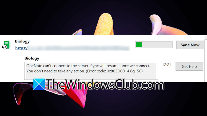 OneNote can’t connect to the server