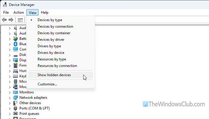 Security devices missing or unavailable in Device Manager