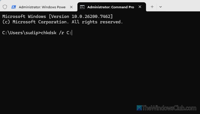 There is an error selecting this partition for install