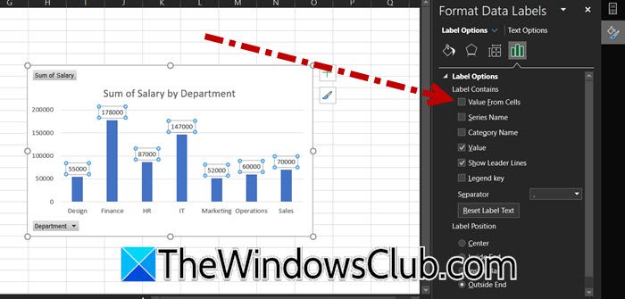 Excel chart labels disappear [Fix]