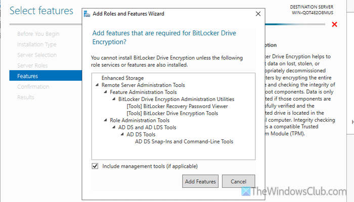 How to install and enable BitLocker on Windows Server