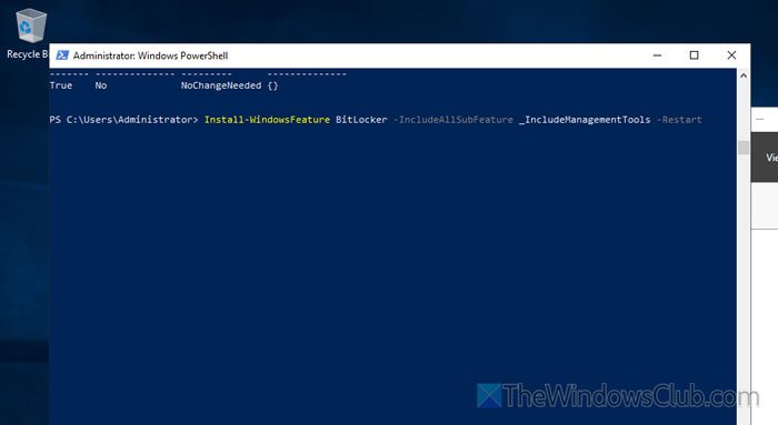 How to install and enable BitLocker on Windows Server