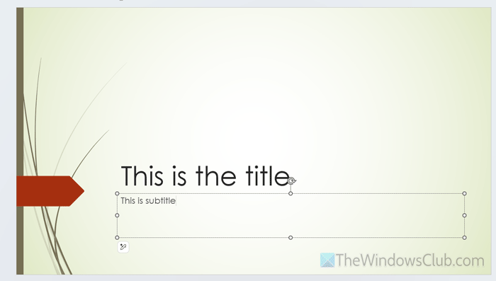 Sorry, no design suggestions for this slide error in PowerPoint