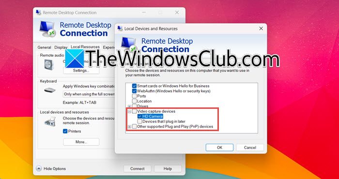 Camera not working in Virtual Machine