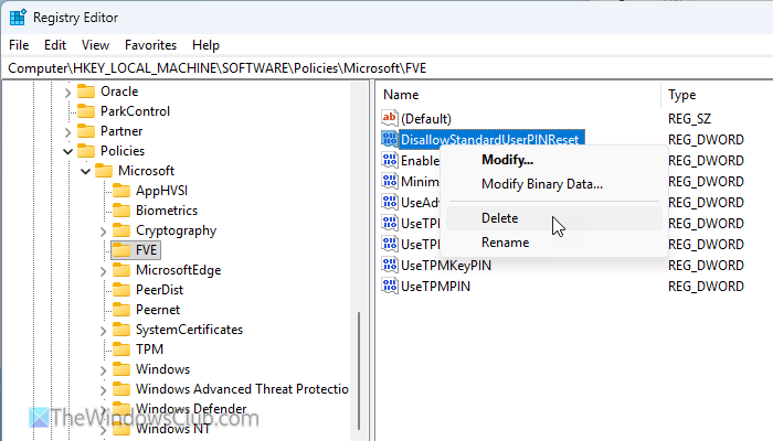 Unable to set BitLocker password in Windows 11
