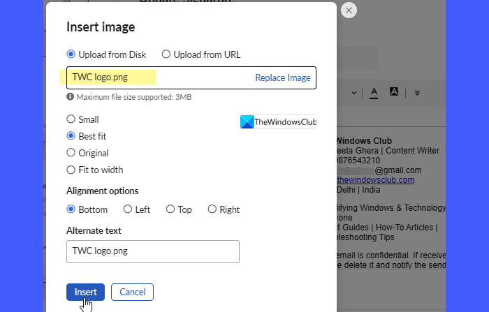 Add images or logo to the footer Add images or logo to the footer