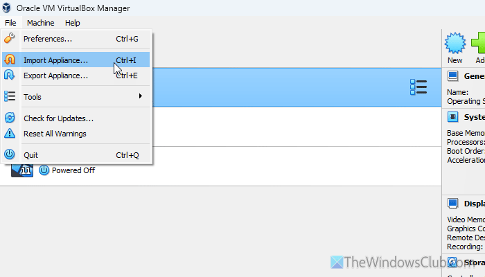 Network adapter not working after importing virtual machine
