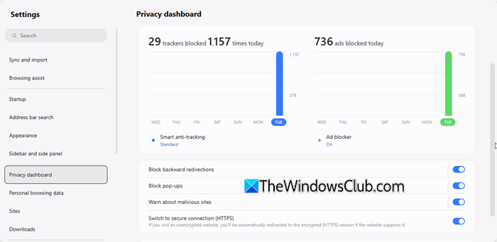 Privacy Dashboard Privacy Dashboard
